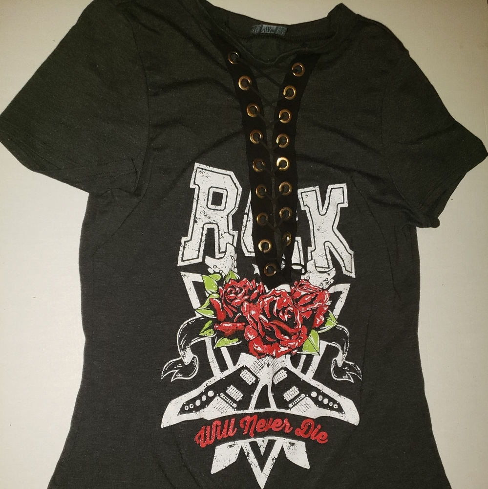 Rock Will Never Die Tie down Rounded Bottom